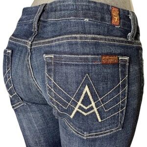 7 For All Mankind A Pocket jeans in dark wash